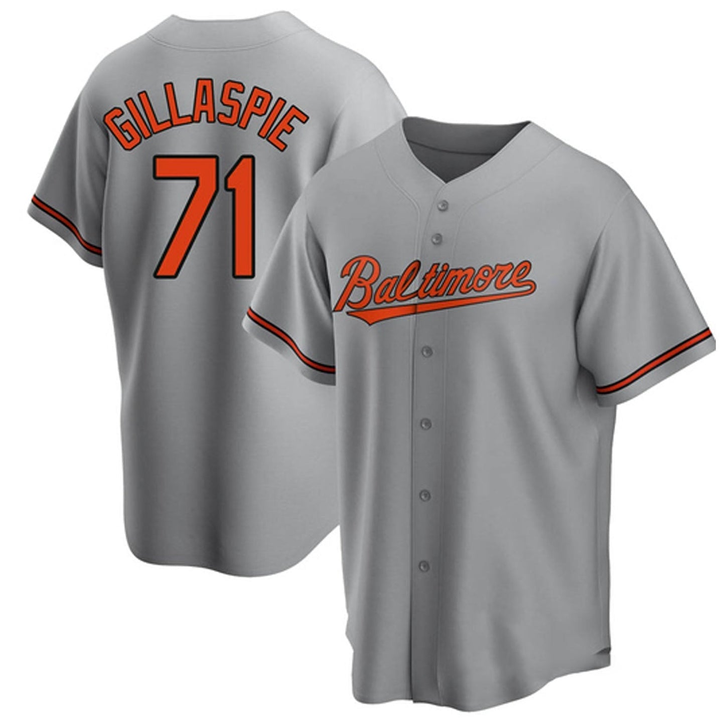 Baseball Logan Gillaspie Baltimore Orioles 71 Jersey
