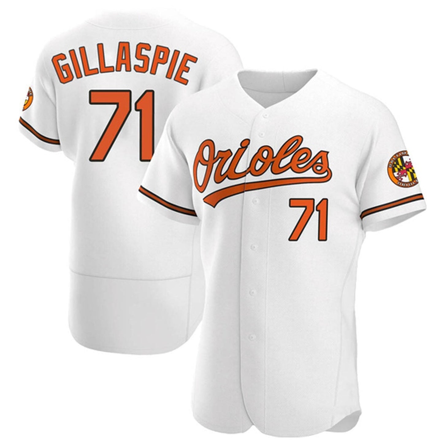 Baseball Logan Gillaspie Baltimore Orioles 71 Jersey