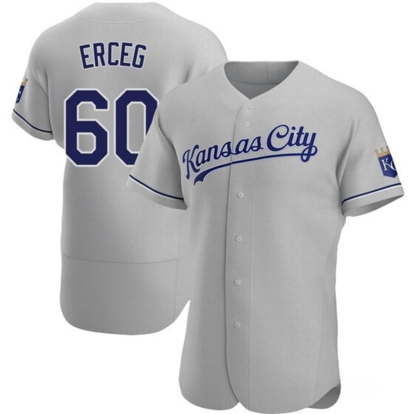 Baseball Lucas Erceg Kansas City Royals 60 Jersey