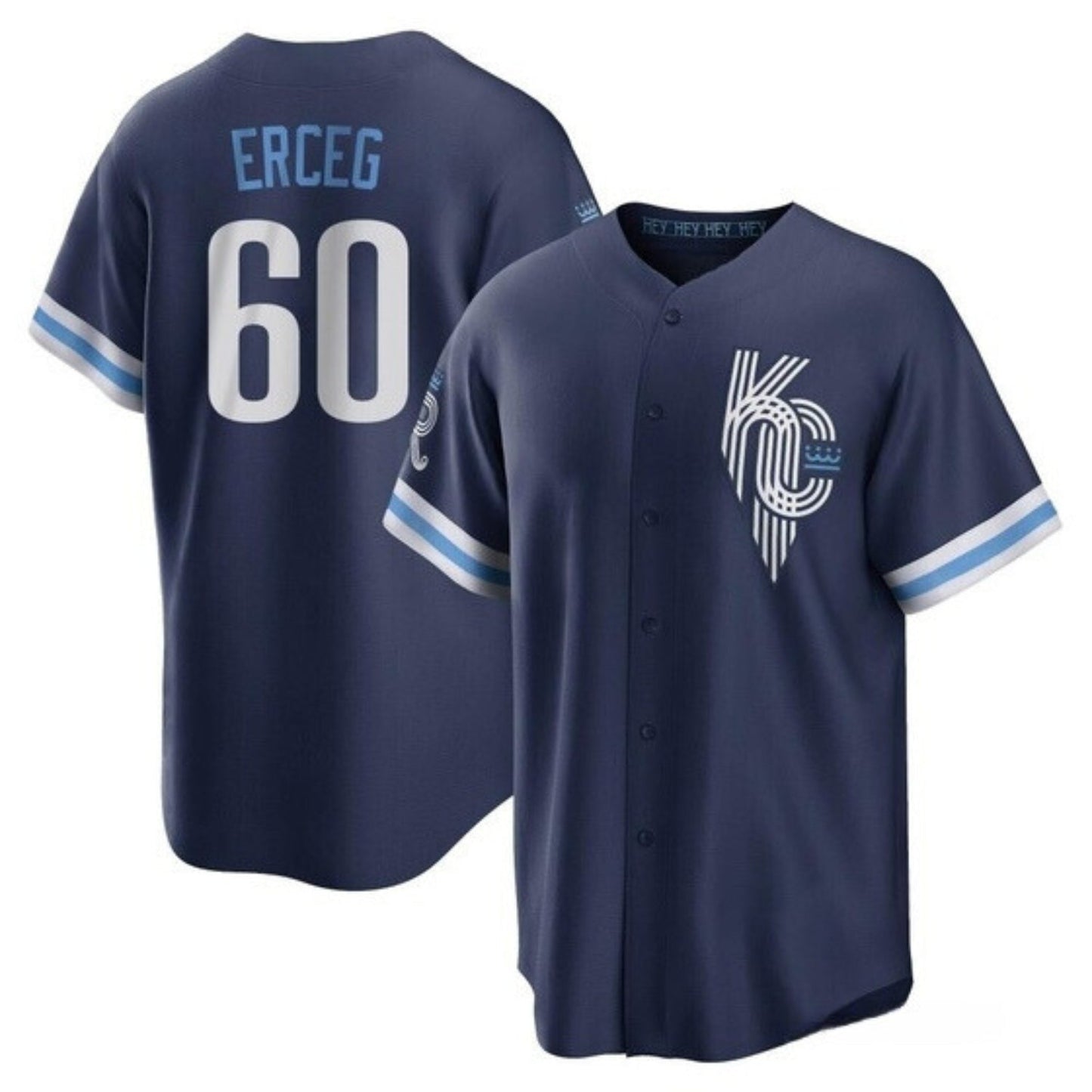Baseball Lucas Erceg Kansas City Royals 60 Jersey