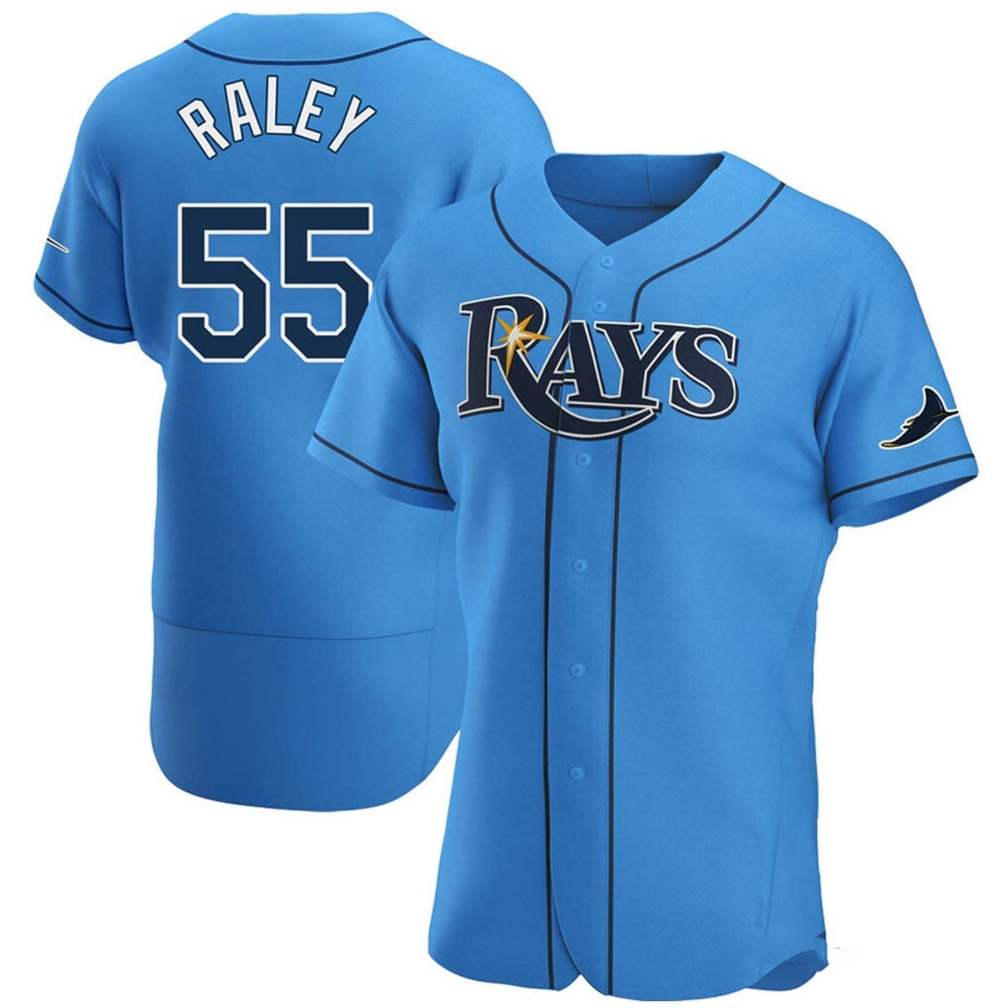 Baseball Luke Raley Tampa Bay Rays 55 Jersey