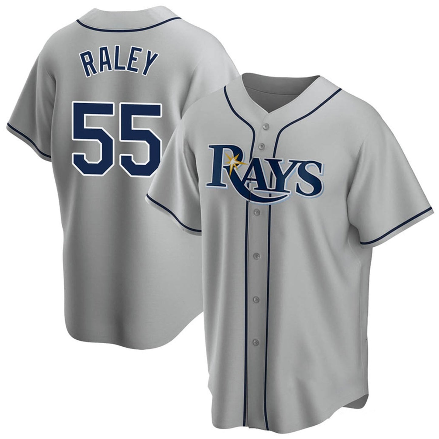 Baseball Luke Raley Tampa Bay Rays 55 Jersey