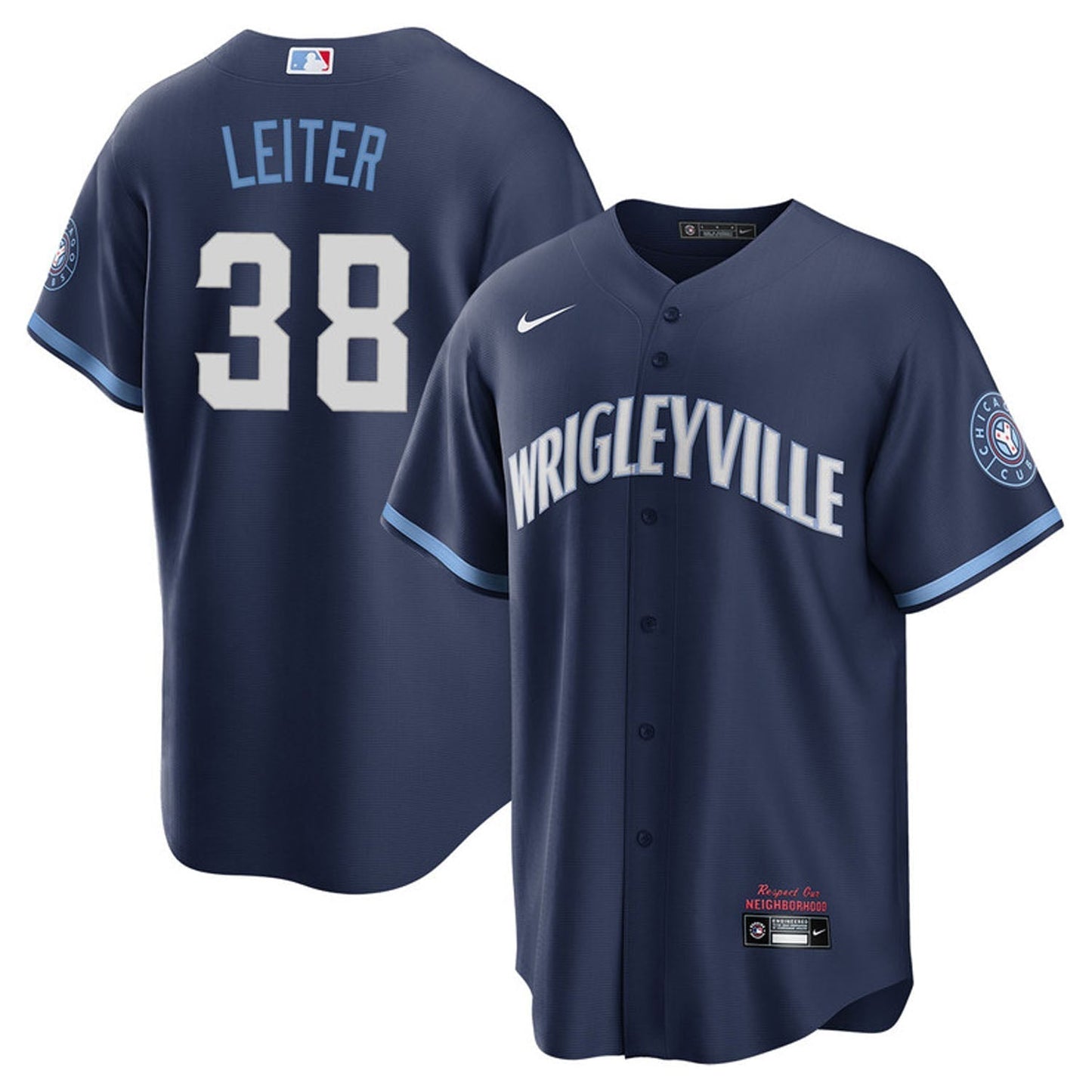 Baseball Mark Leiter Jr. Chicago Cubs 38 Jersey