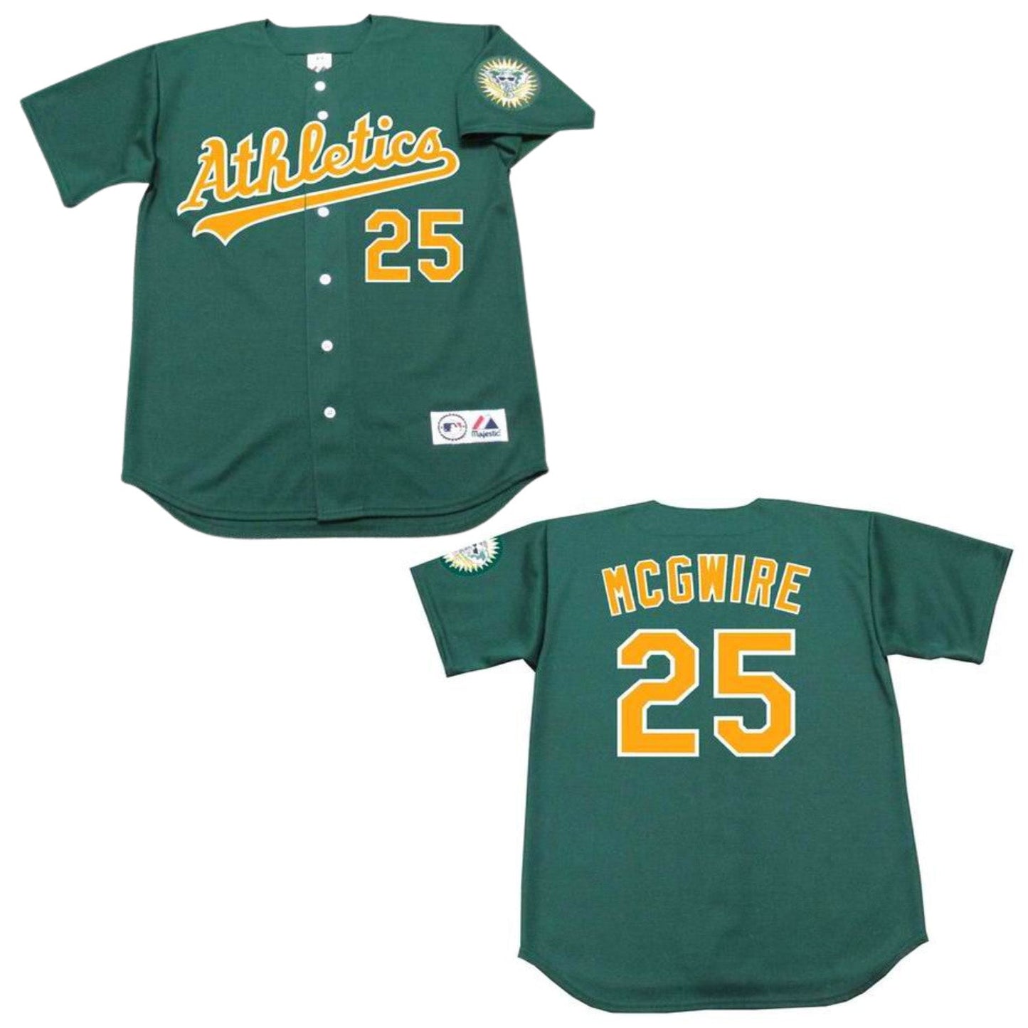 Baseball Mark McGwire Oakland Athletics 25 Jersey