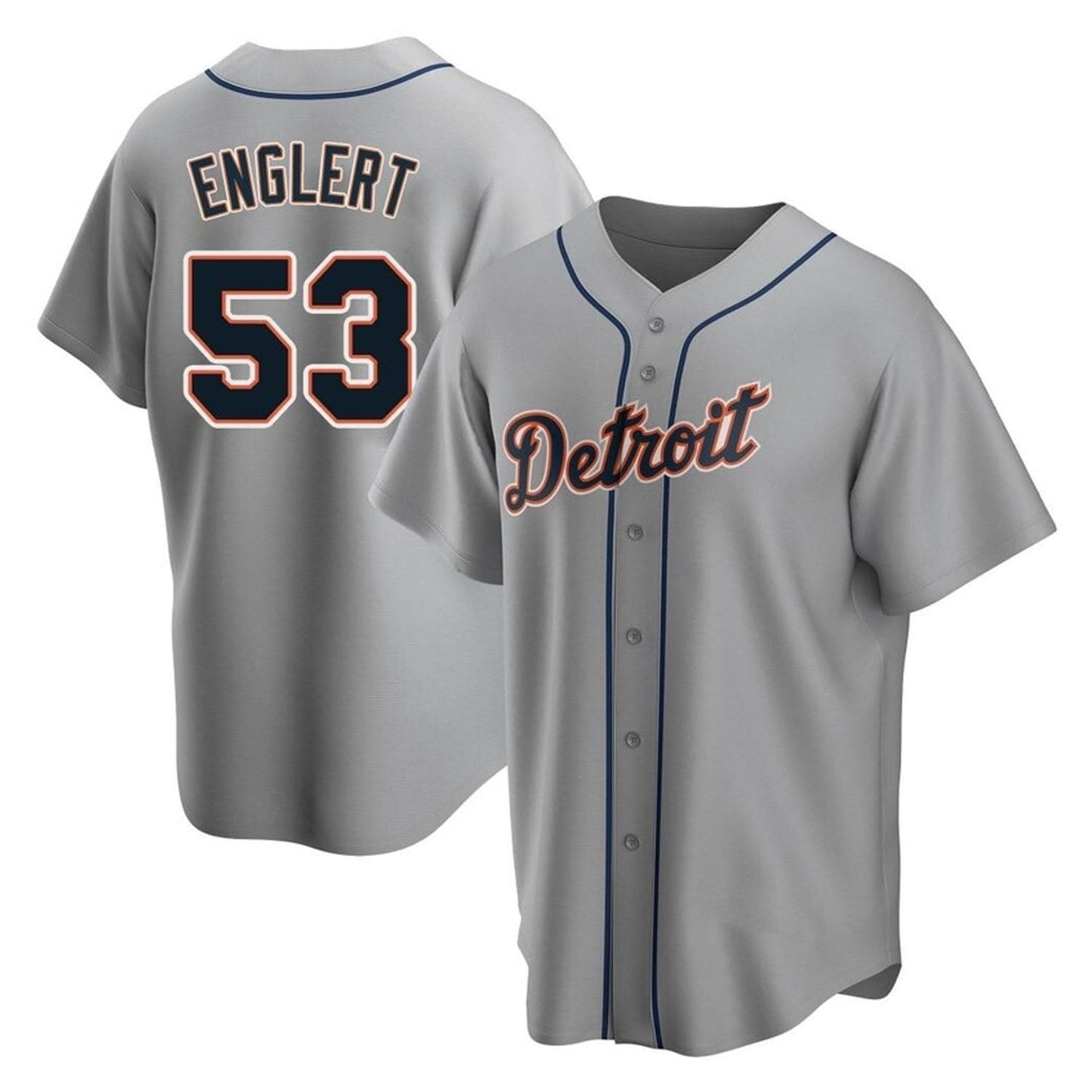 Baseball Mason Englert Detroit Tigers 53 Jersey
