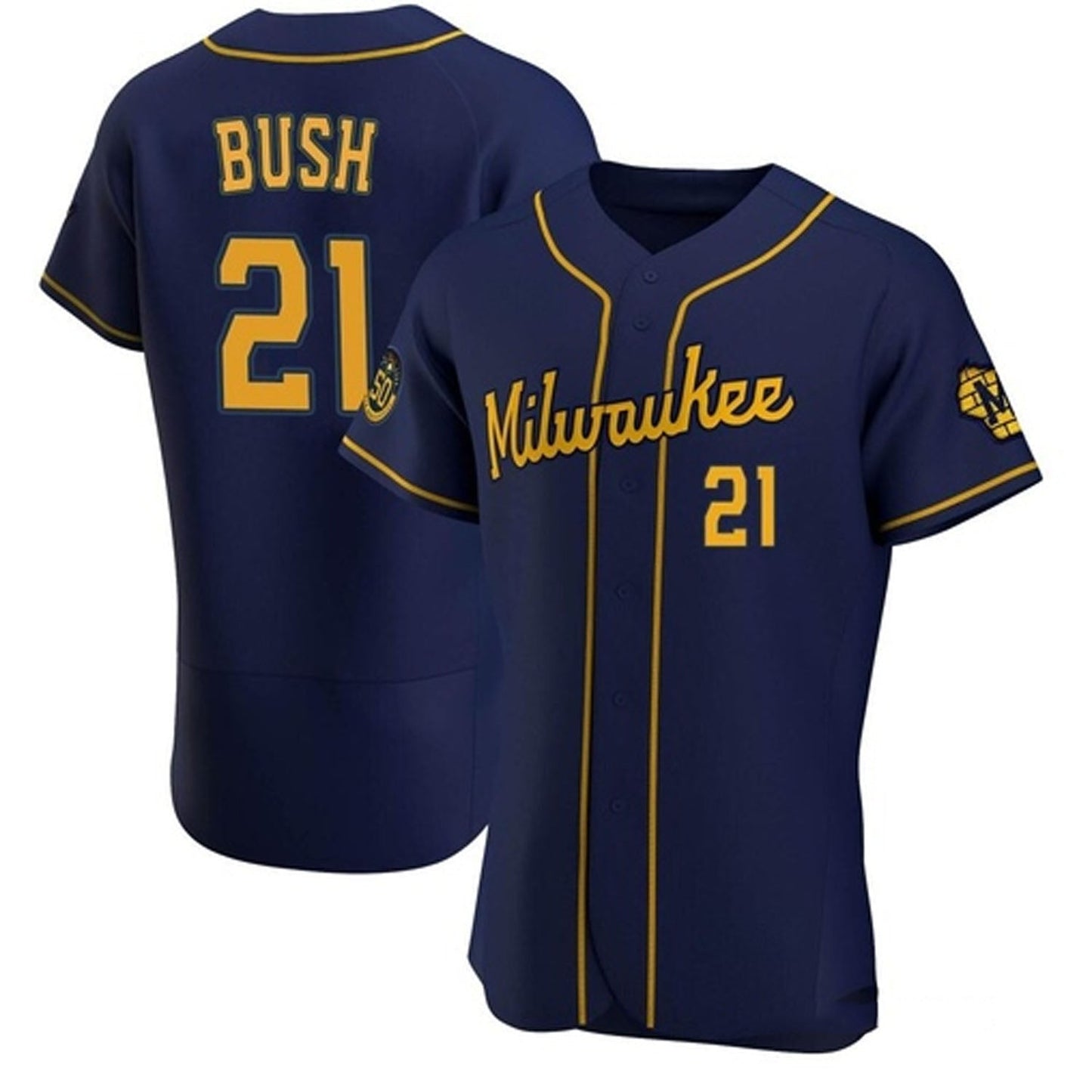Baseball Matt Bush Milwaukee Brewers 21 Jersey