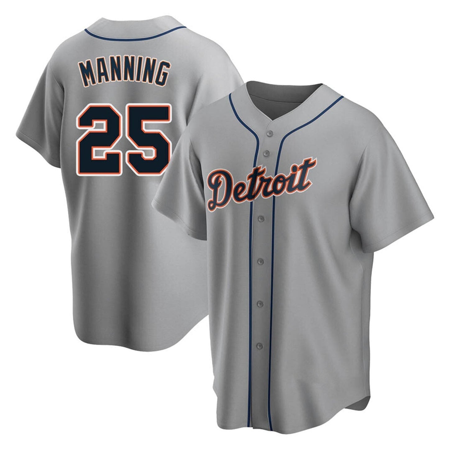 Baseball Matt Manning Detroit Tigers 25 Jersey