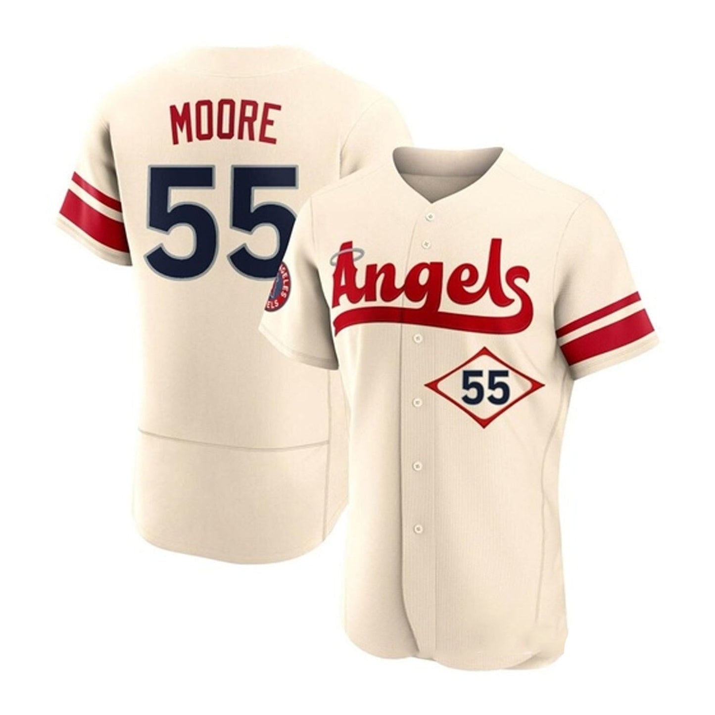 Baseball Matt Moore Los Angeles Angels 55 Jersey