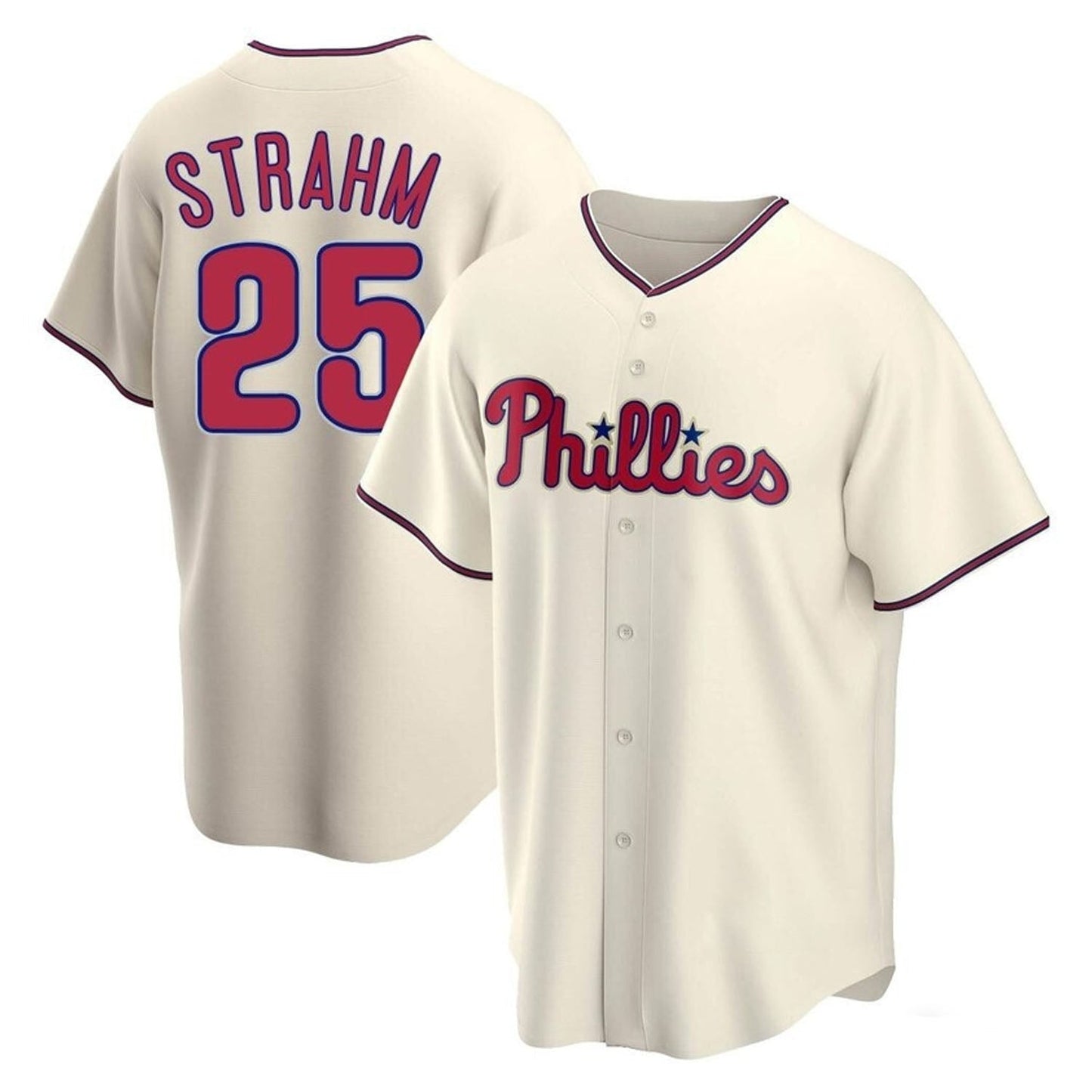 Baseball Matt Strahm Philadelphia Phillies 25 Jersey