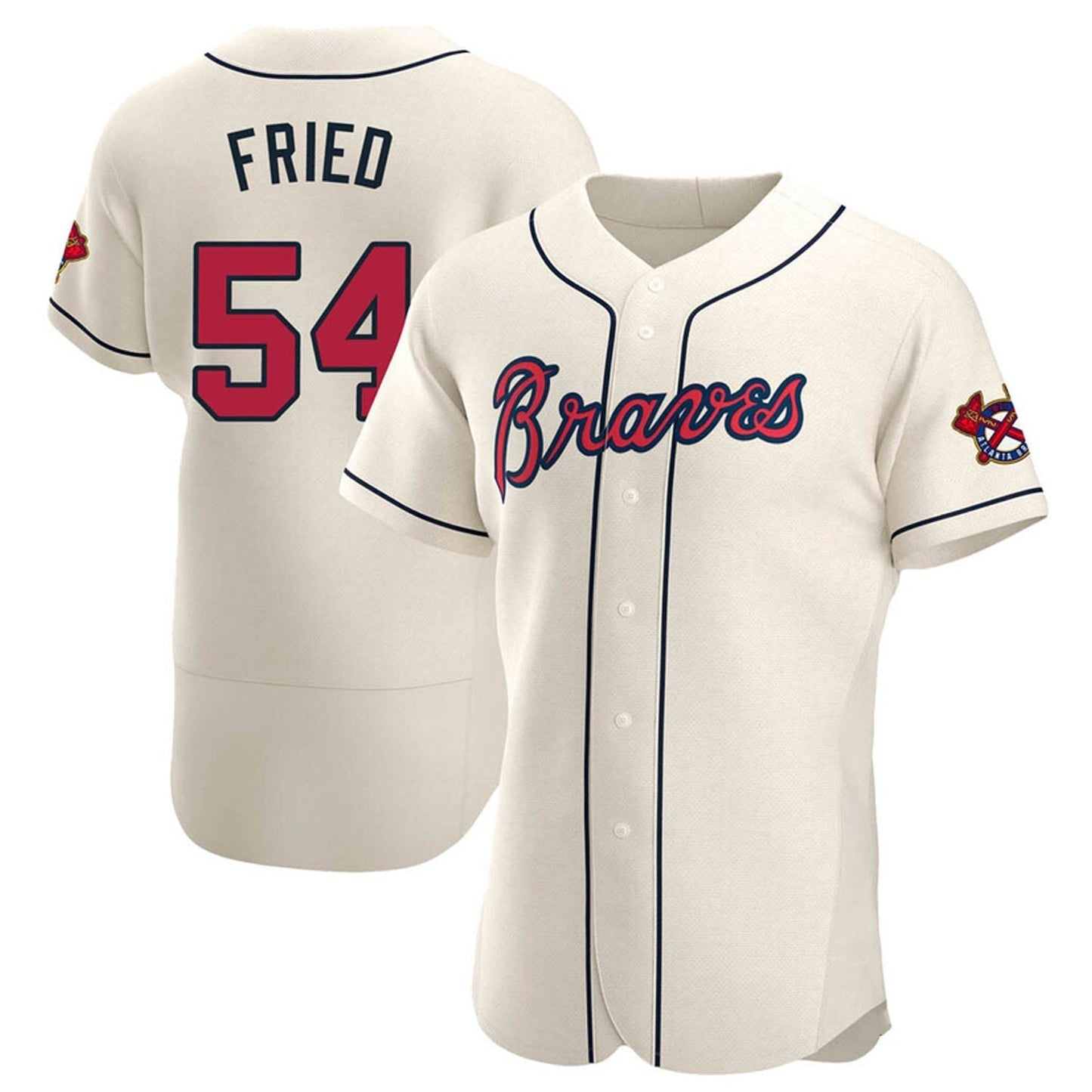 Baseball Max Fried Atlanta Braves 54 Jersey