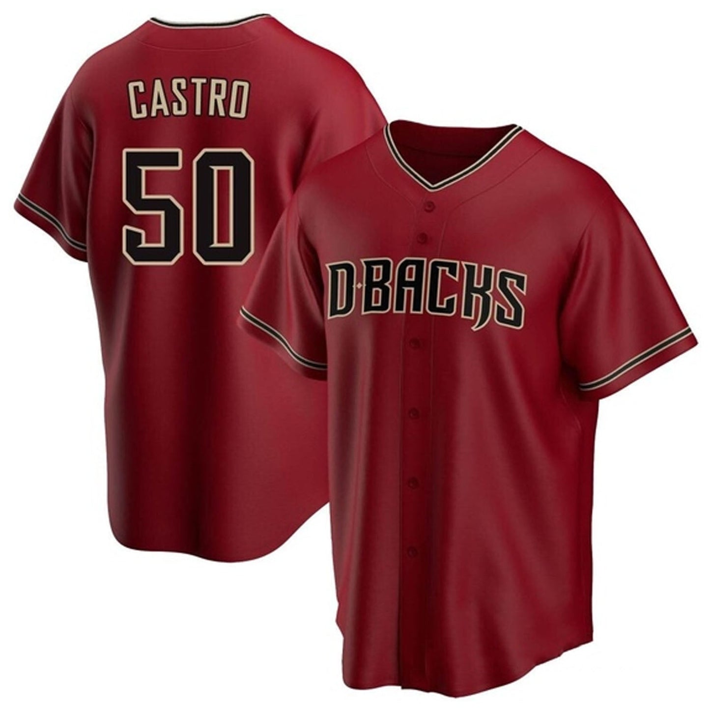 Baseball Miguel Castro Arizona Diamondbacks 50 Jersey