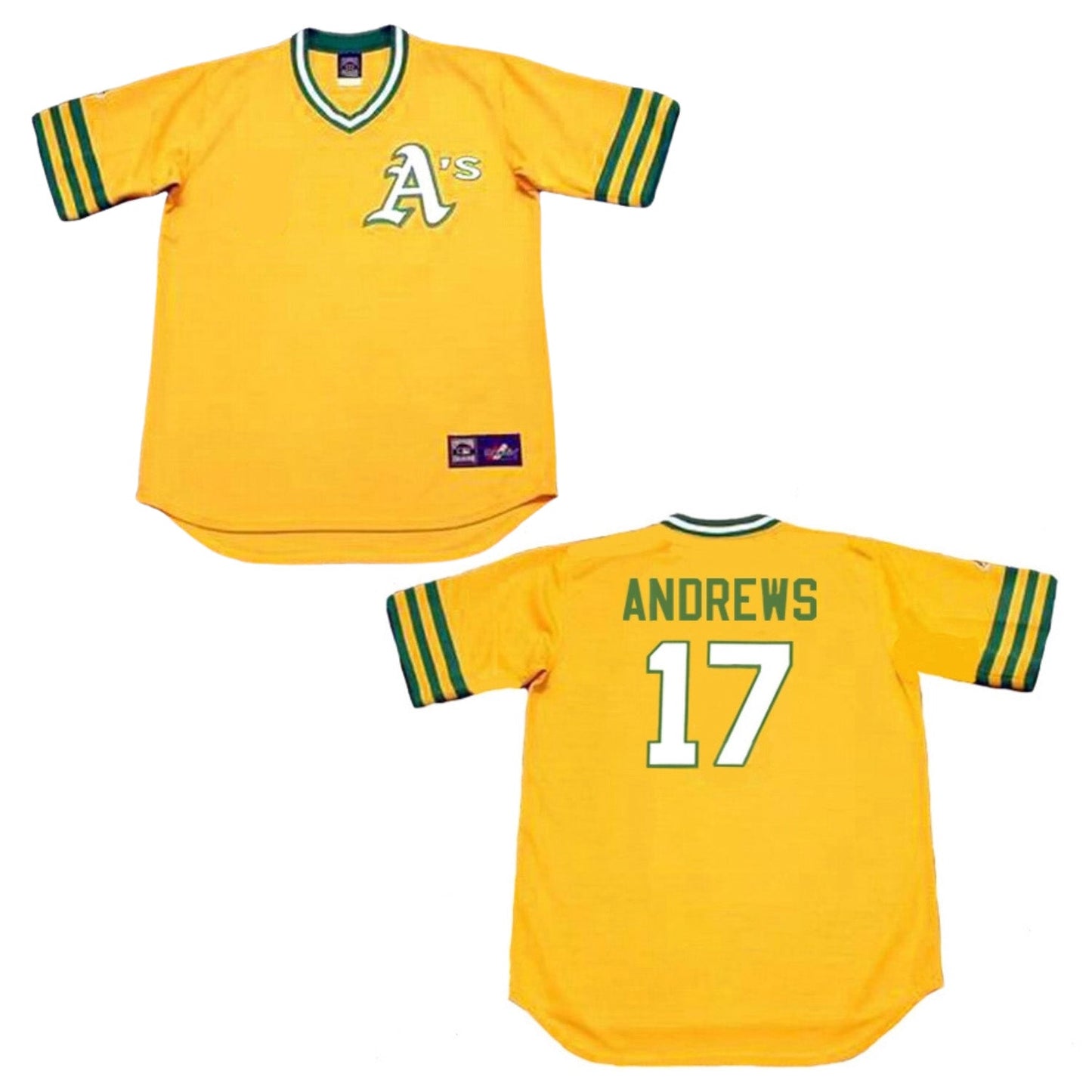 Baseball Mike Andrews Oakland Athletics 17 Jersey