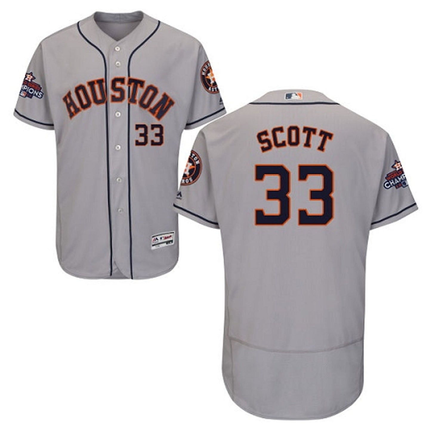 Baseball Mike Scott Houston Astros 33 Jersey