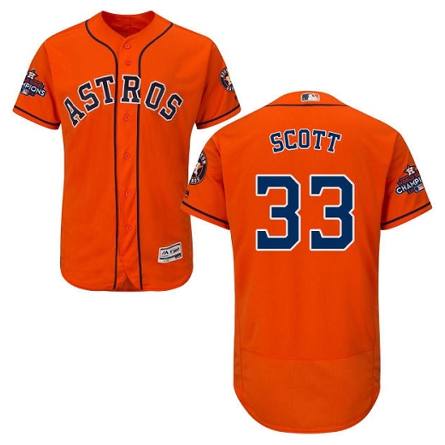 Baseball Mike Scott Houston Astros 33 Jersey