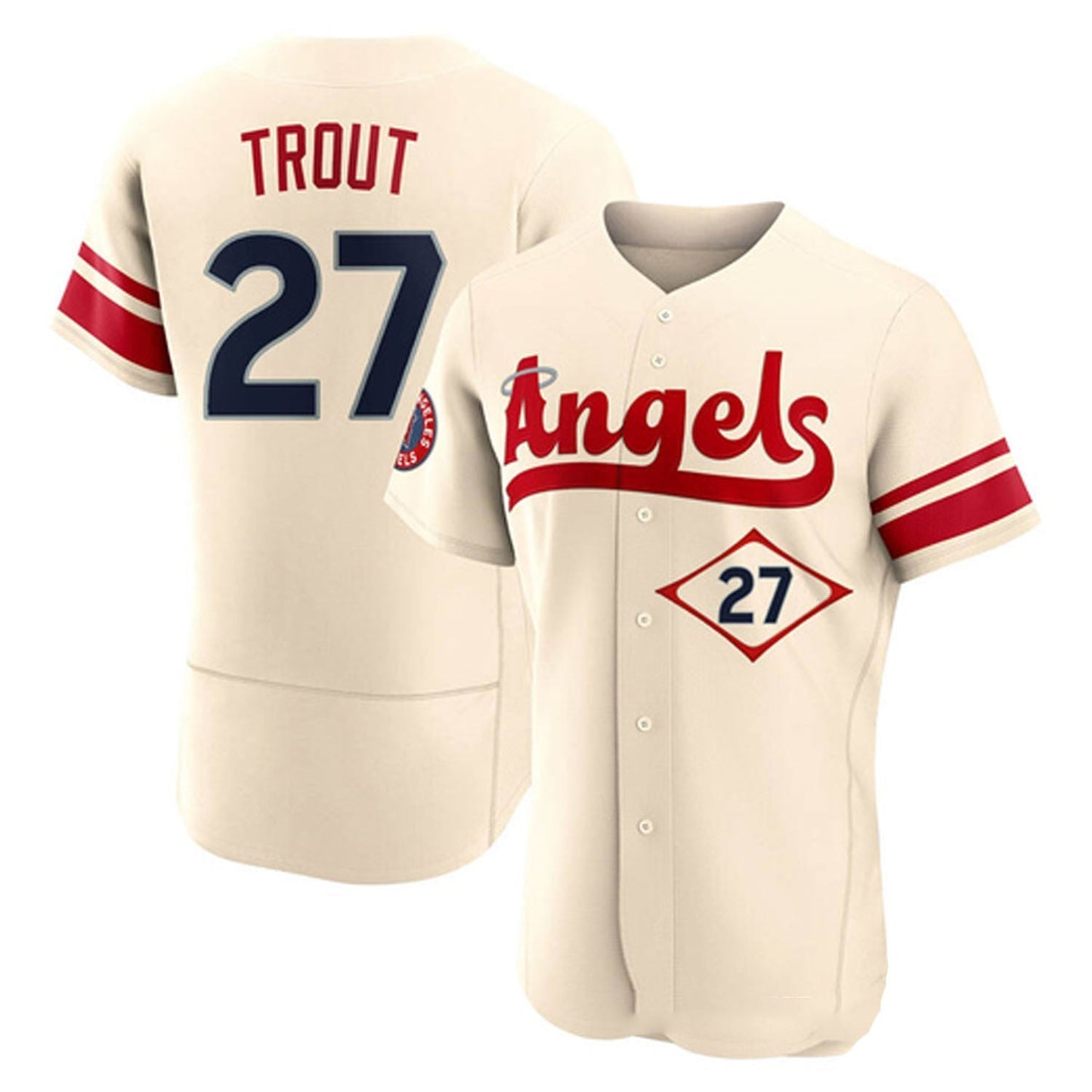 Baseball Mike Trout Los Angeles Angels 27 Jersey