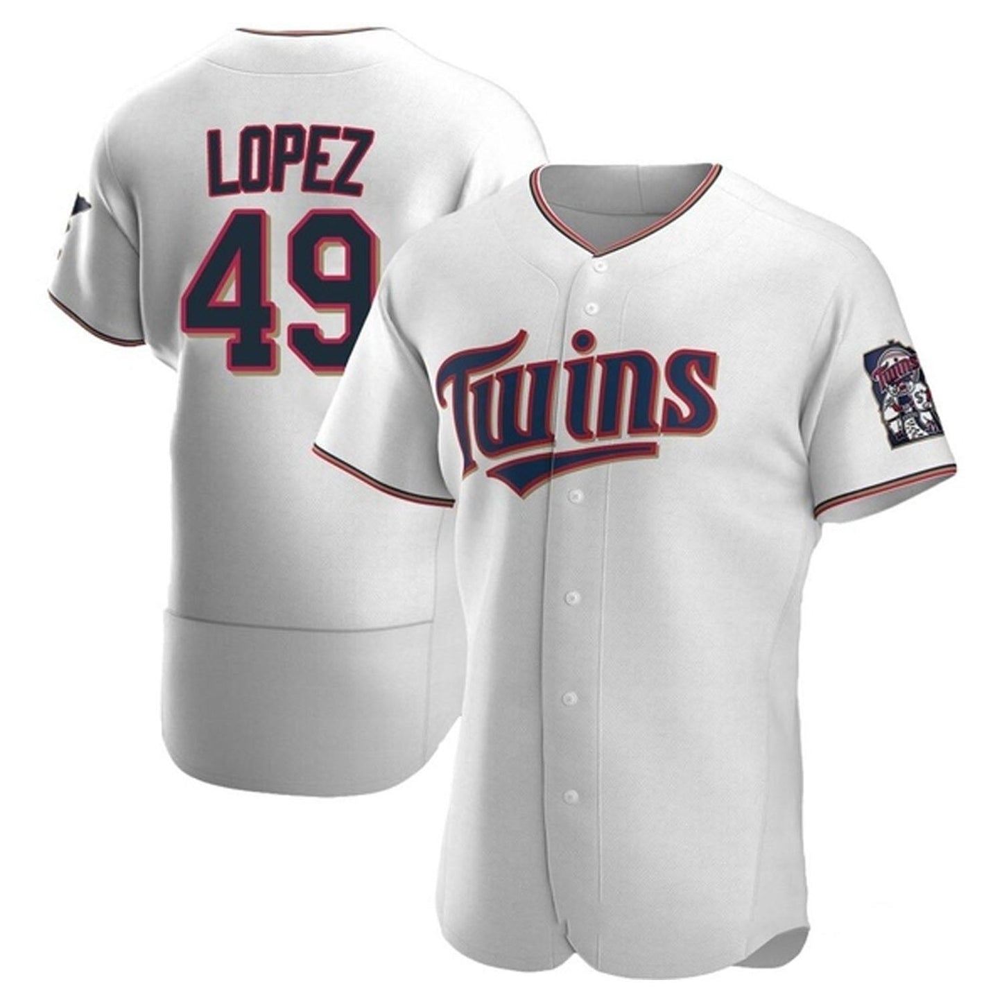 Baseball Pablo Lopez Minnesota Twins 49 Jersey