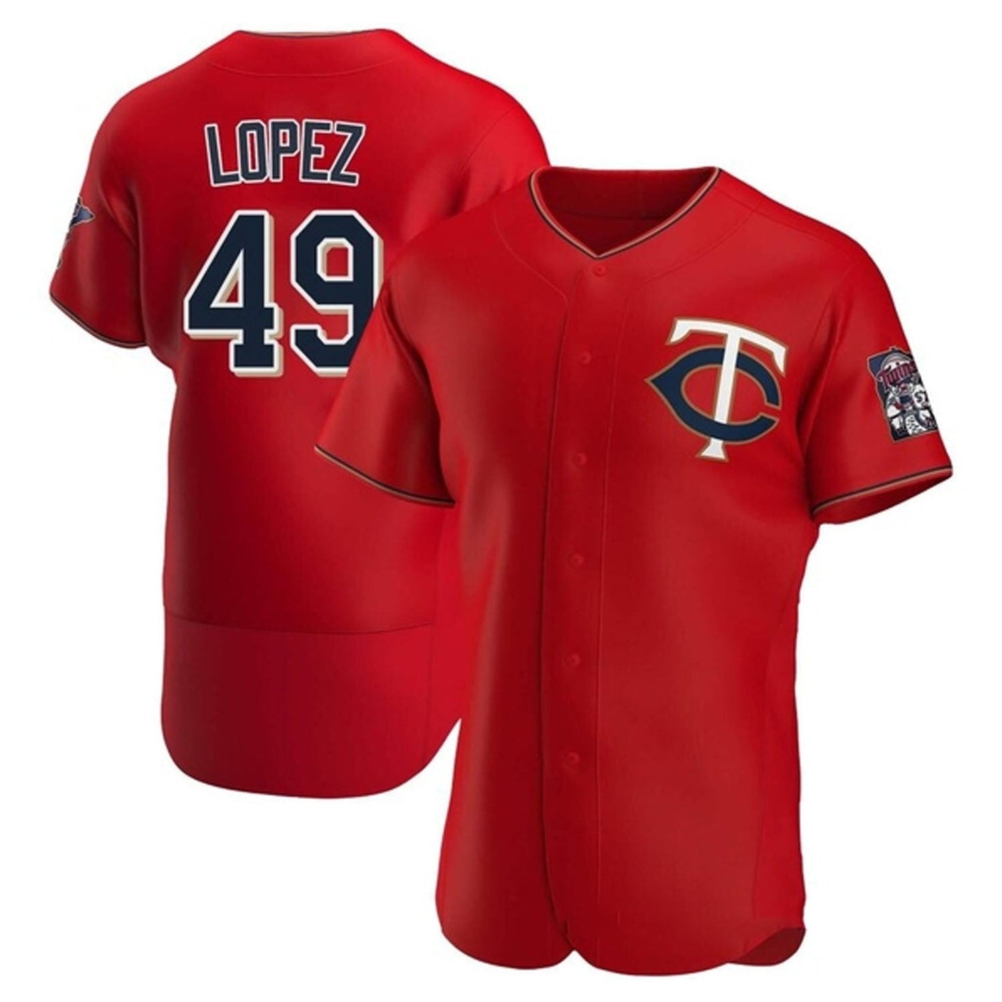 Baseball Pablo Lopez Minnesota Twins 49 Jersey