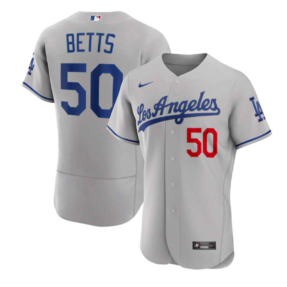 Baseball Mookie Betts Los Angeles Dodgers 50 Jersey