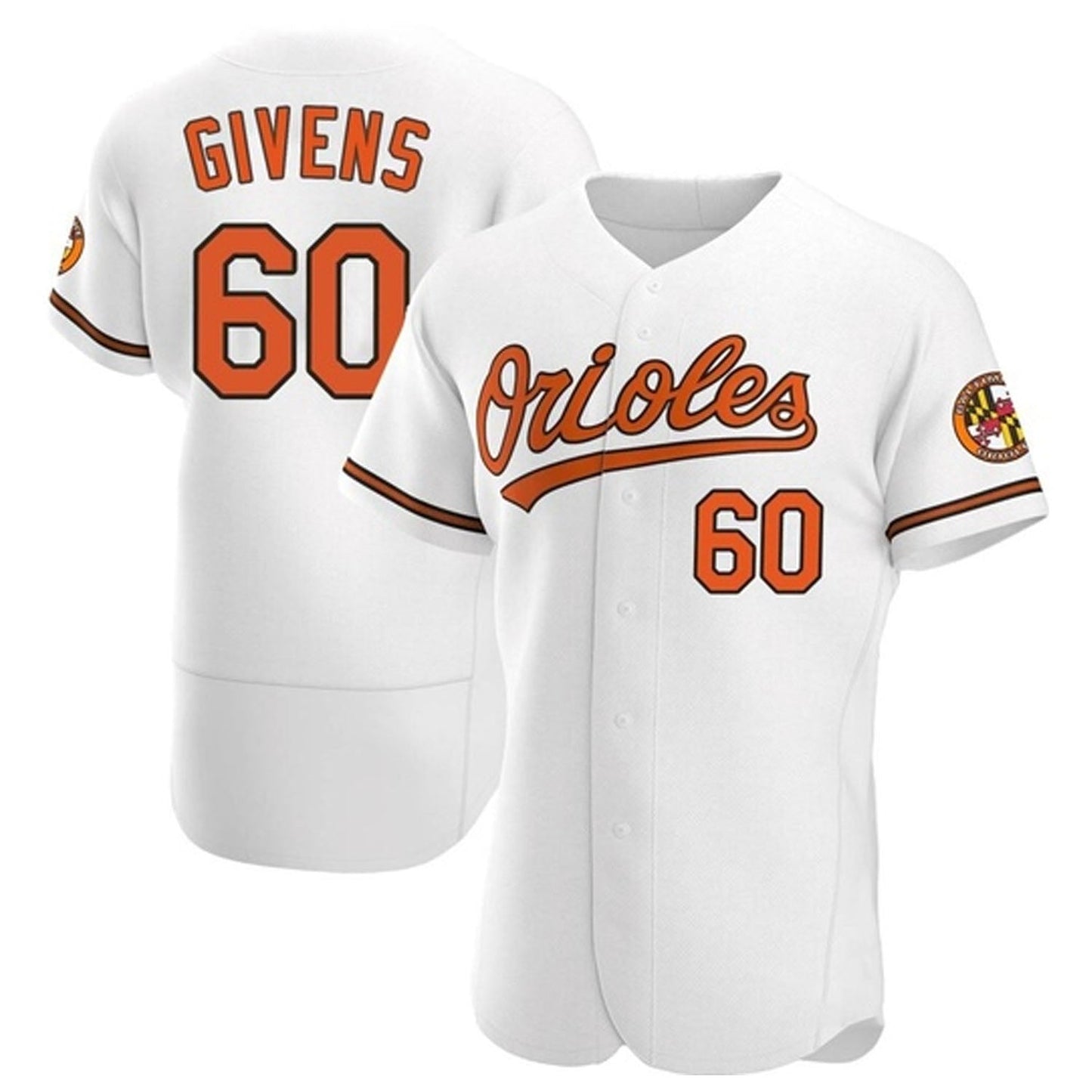 Baseball Mychal Givens Baltimore Orioles 60 Jersey