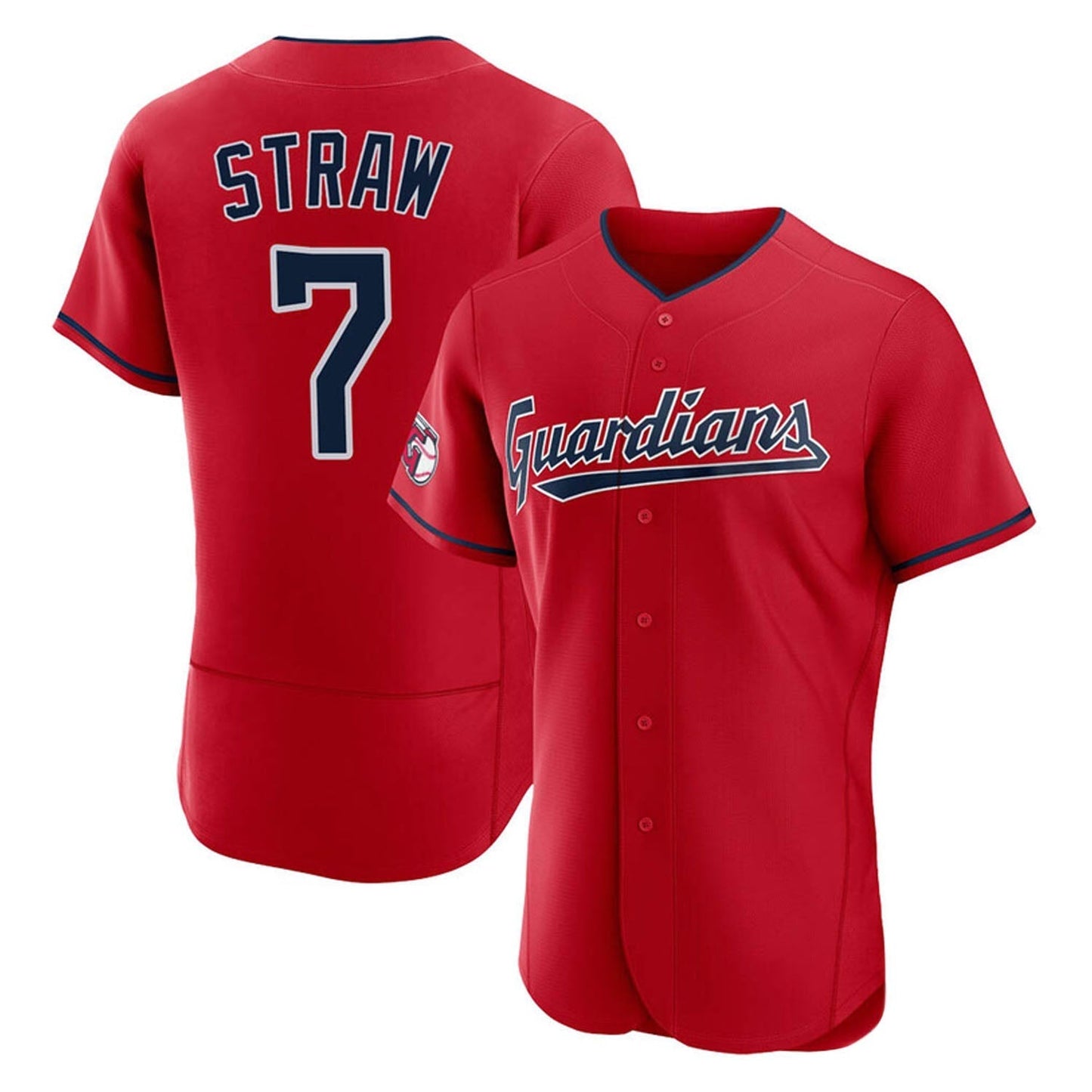 Baseball Myles Straw Cleveland Indians 7 Jersey