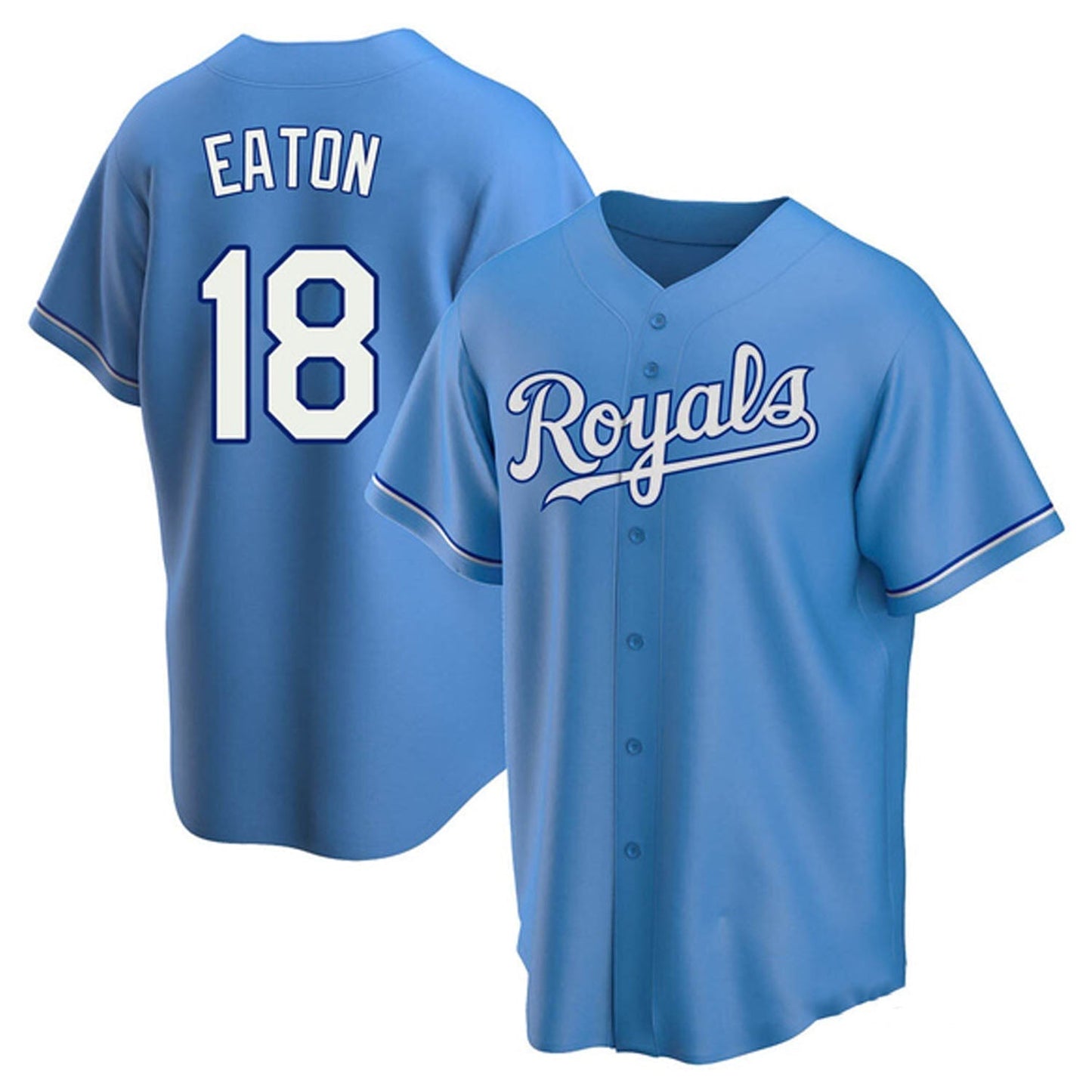 Baseball Nate Eaton Kansas City Royals 18 Jersey