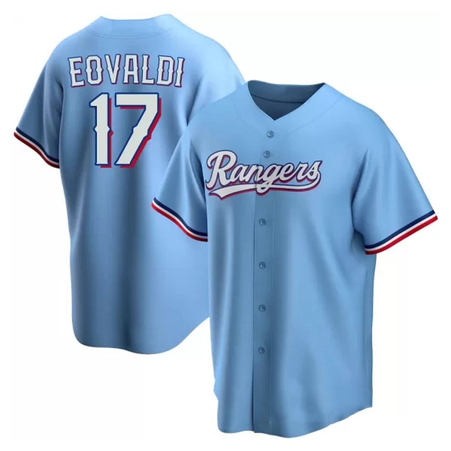 Baseball Nathan Eovaldi Texas Rangers 17 Jersey