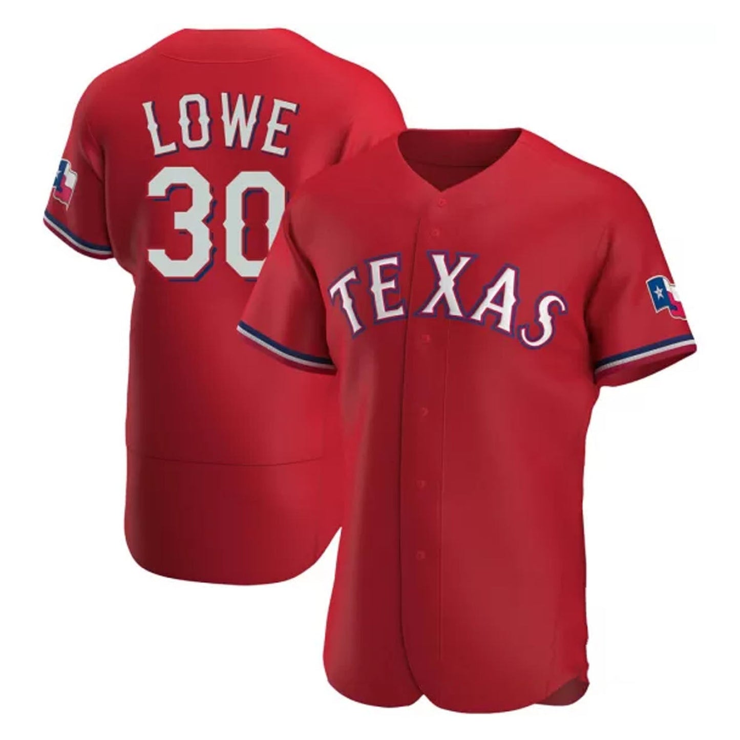 Baseball Nathaniel Lowe Texas Rangers 30 Jersey