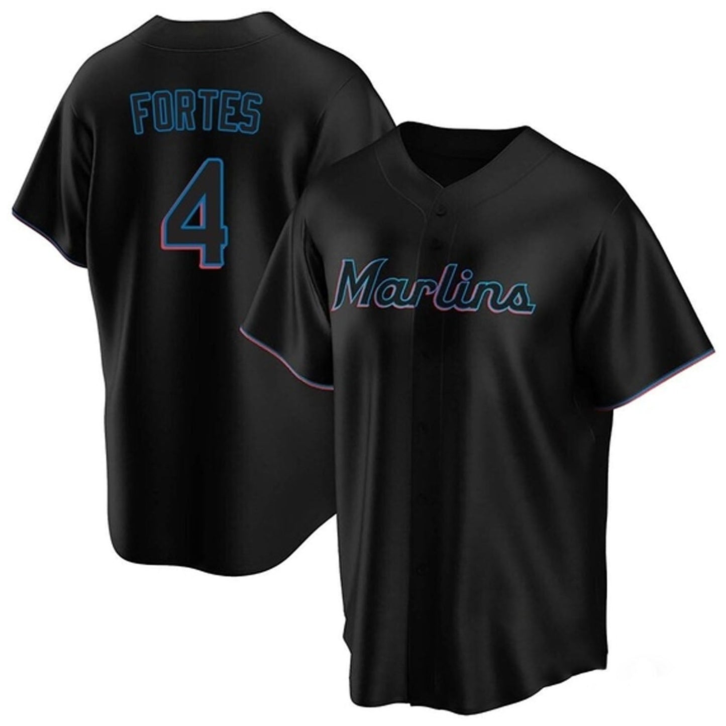 Baseball Nick Fortes Miami Marlins 4 Jersey