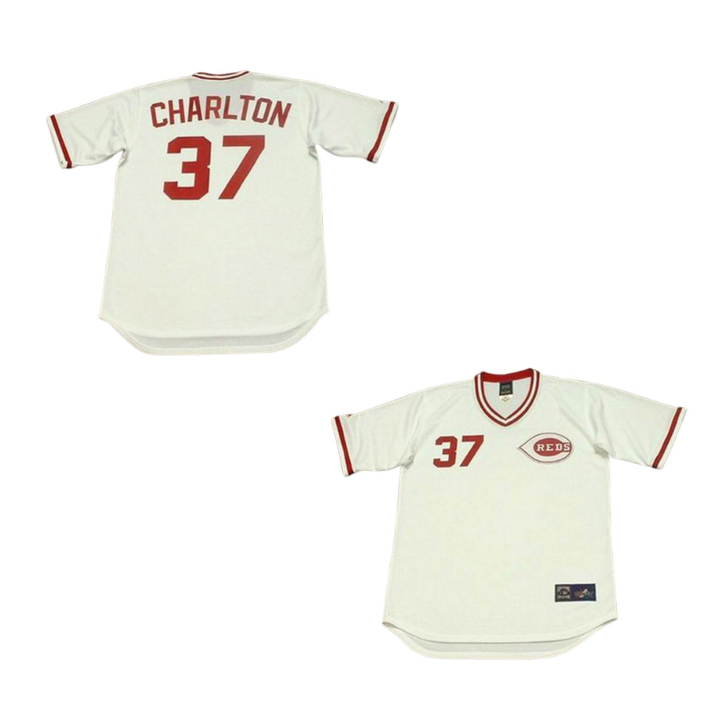 Baseball Norm Charlton Cincinnati Reds 37 Jersey