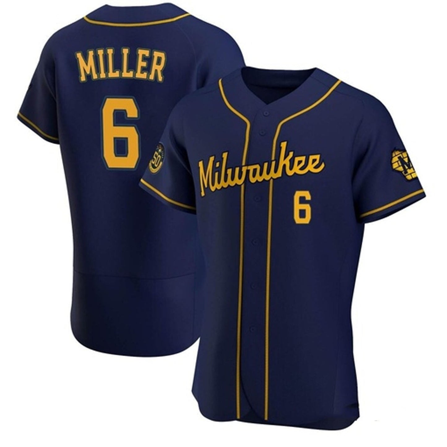 Baseball Owen Miller Milwaukee Brewers 6 Jersey