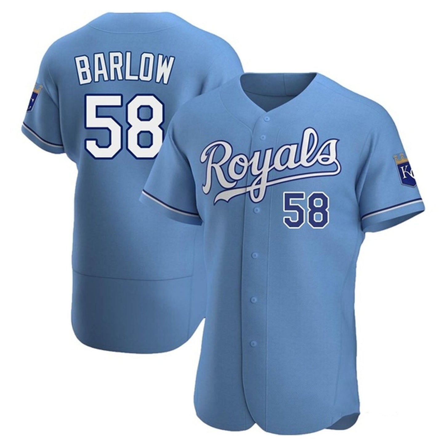 Baseball Scott Barlow Kansas City Royals 58 Jersey