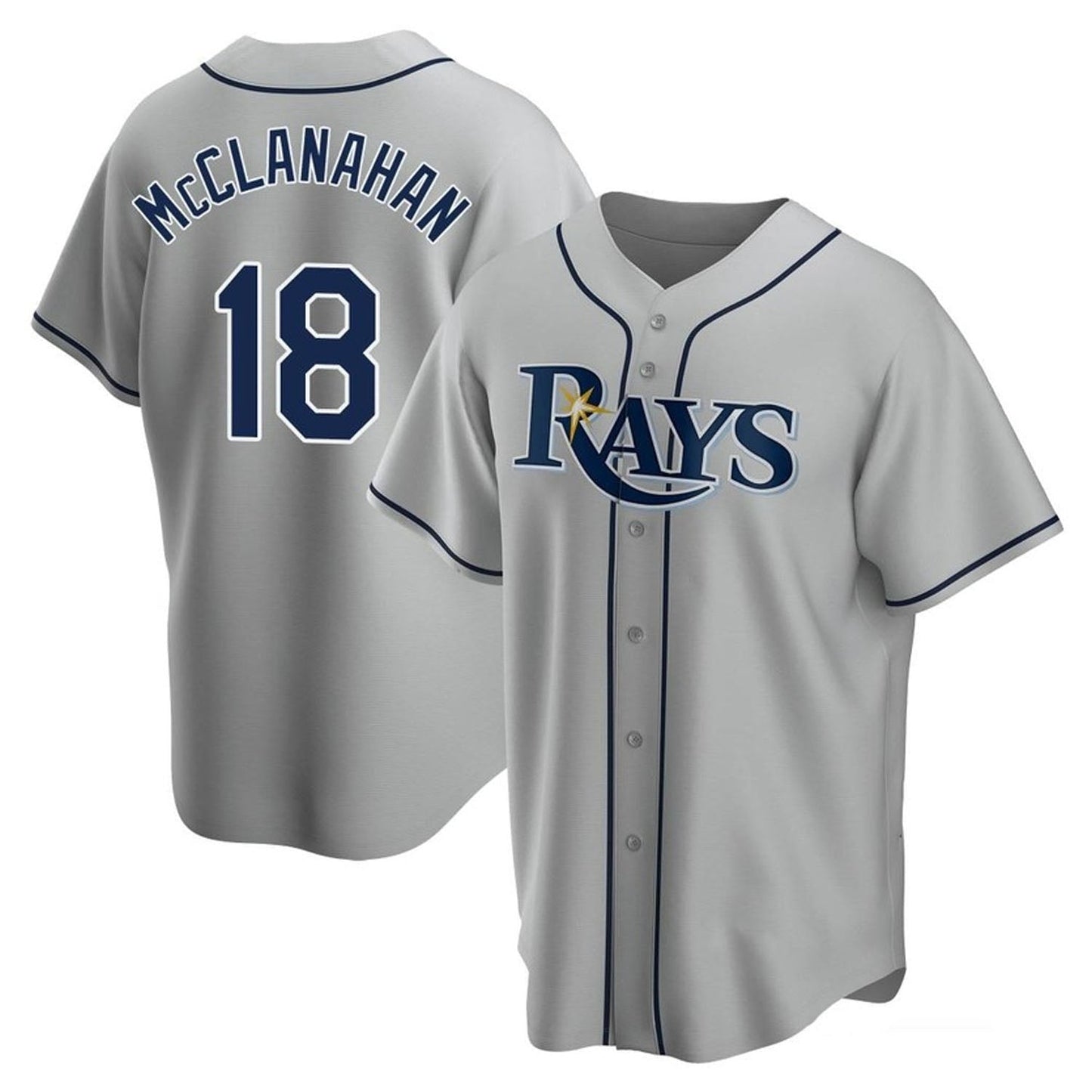 Baseball Shane McClanahan Tampa Bay Rays 18 Jersey