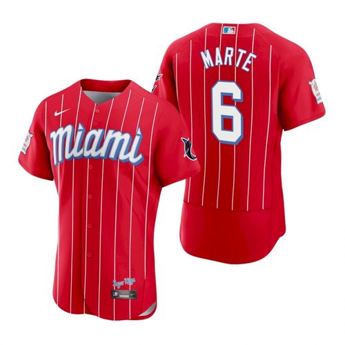 Baseball Starling Marte Miami Marlins 6 Jersey
