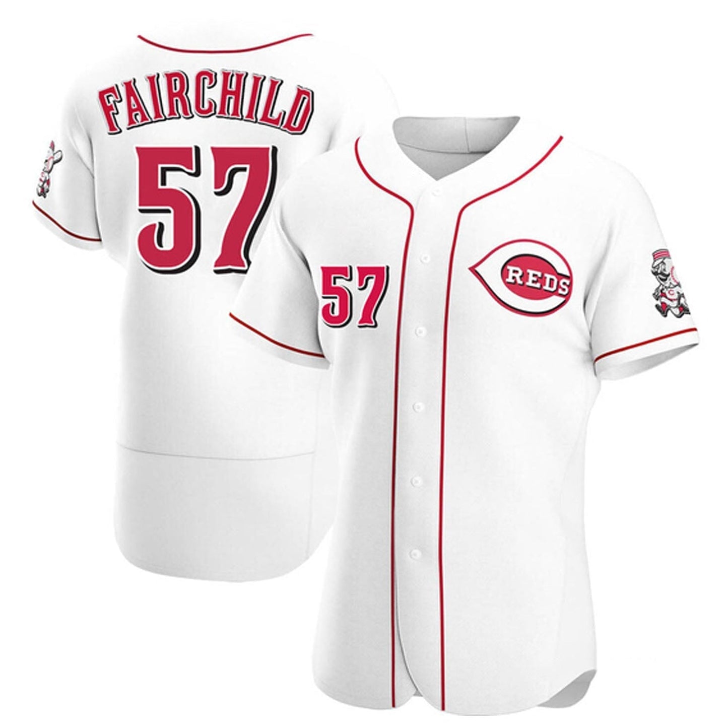 Baseball Stuart Fairchild Cincinnati Reds 57 Jersey