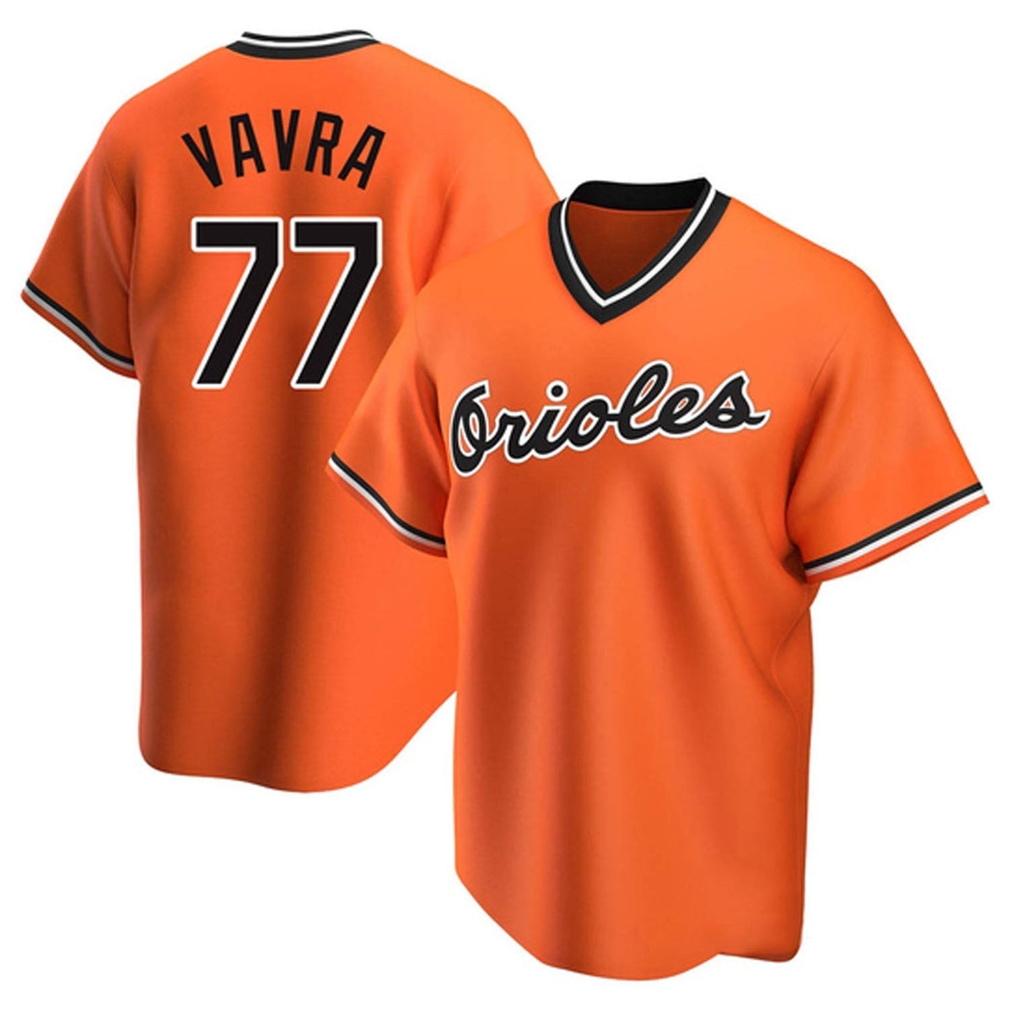 Baseball Terrin Vavra Baltimore Orioles 77 Jersey