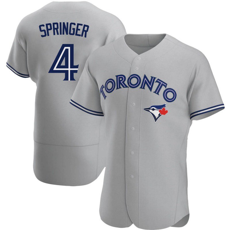 Baseball George Springer Toronto Blue Jays 4 Jersey