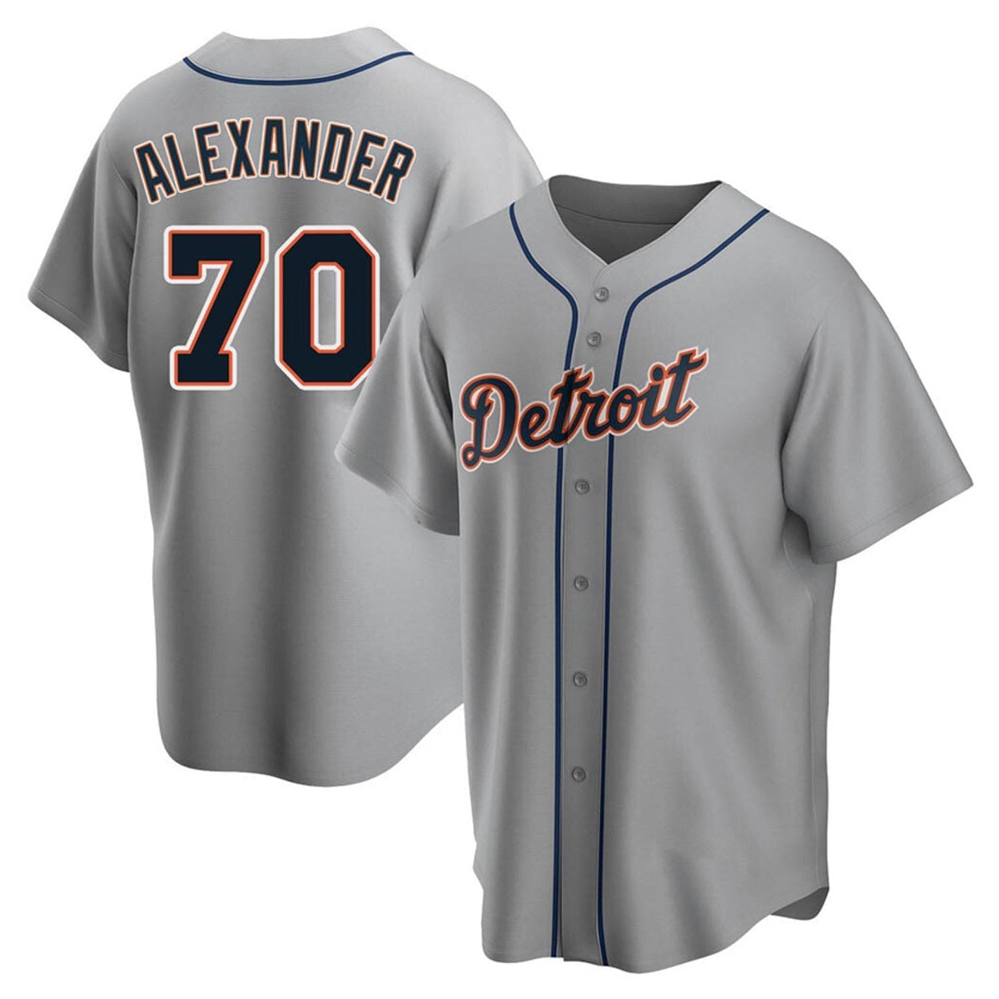 Baseball Tyler Alexander Detroit Tigers 70 Jersey