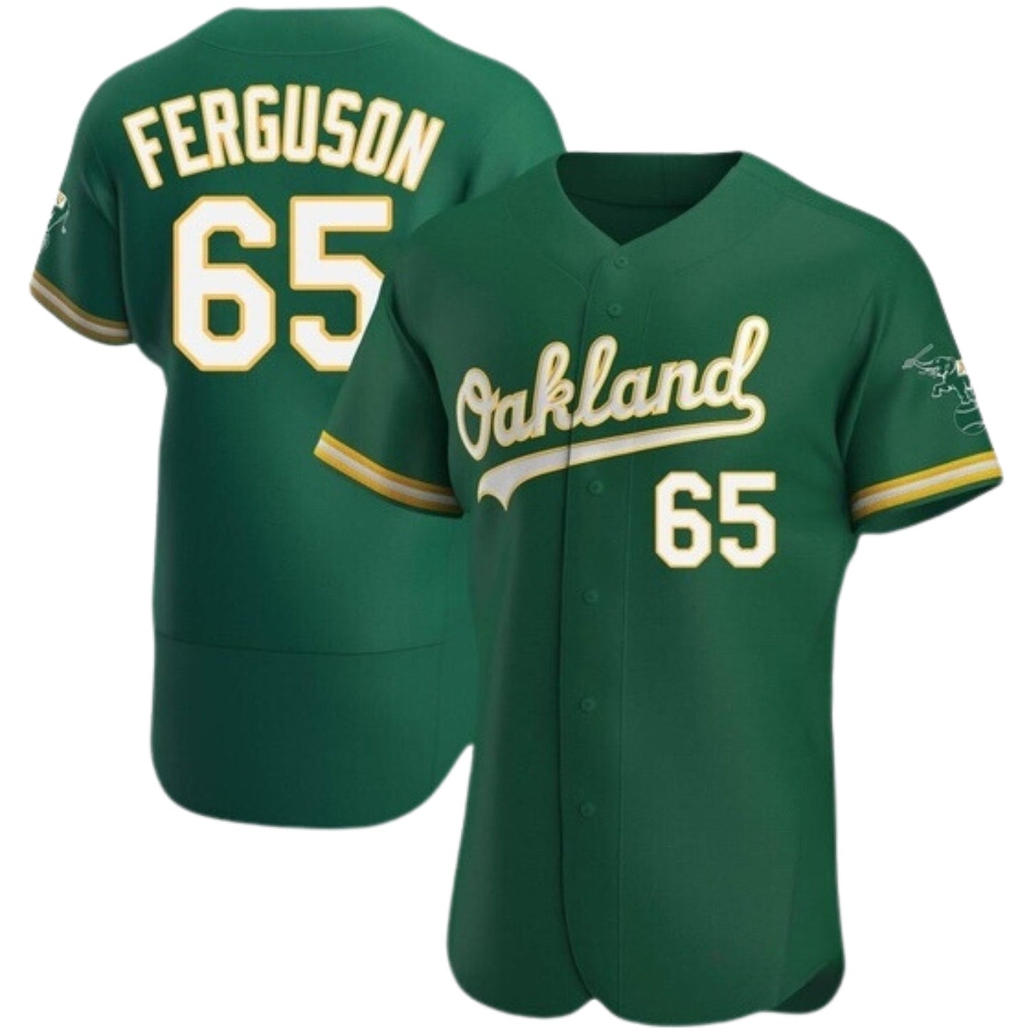 Baseball Tyler Ferguson Oakland Athletics 65 Jersey