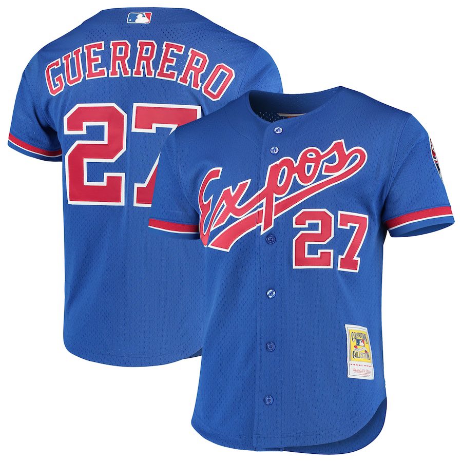 Baseball Vladimir Guerrero Montreal Expos 27 Jersey