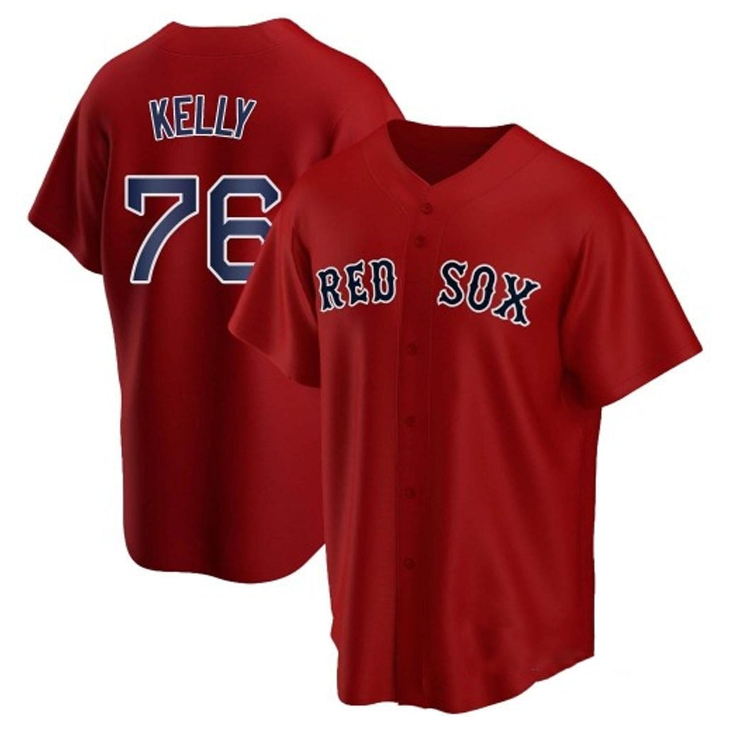 Baseball Zack Kelly Boston Red Sox 76 Jersey