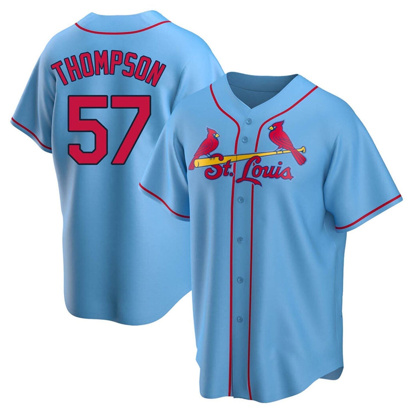 Baseball Zack Thompson St Louis Cardinals 57 Jersey