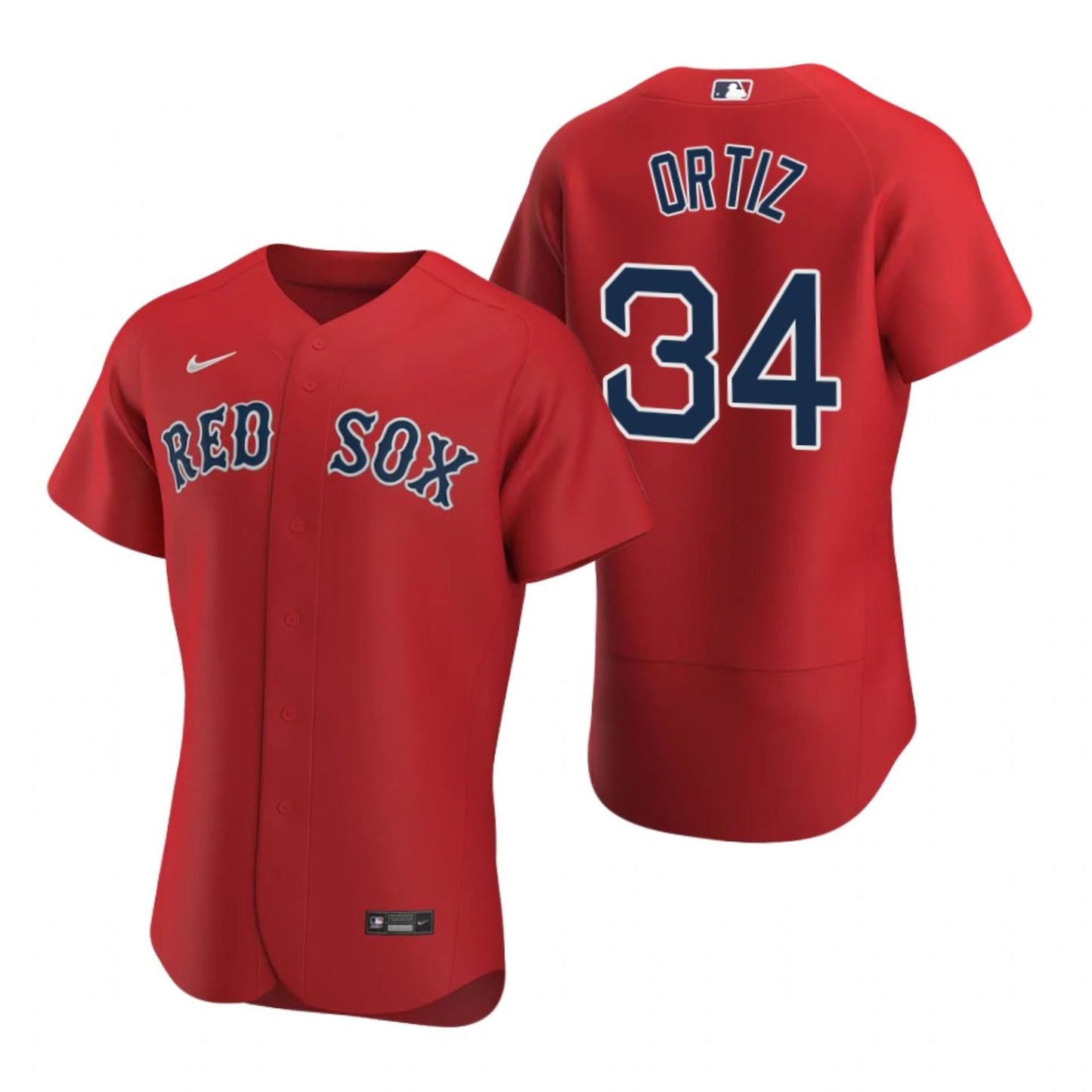Baseball David Ortiz Boston Red Sox 34 Jersey