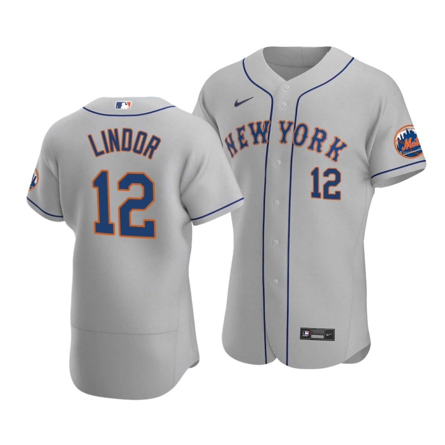 Baseball Francisco Lindor New York Mets 12 Jersey