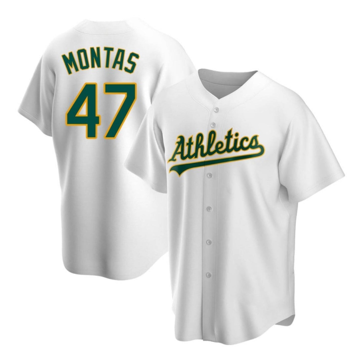 Baseball Frankie Montas Oakland Athletics 47 Jersey