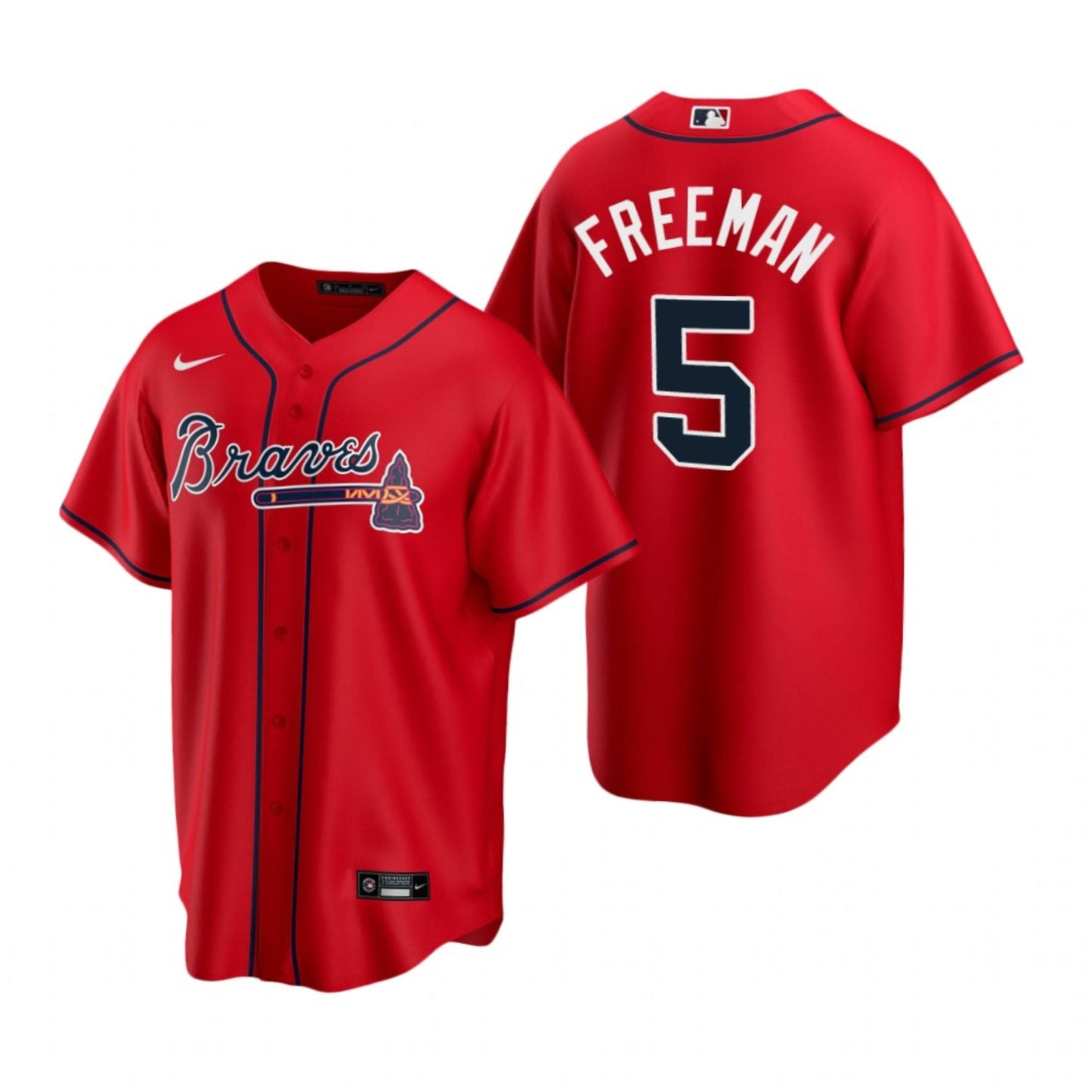 Baseball Freddie Freeman Atlanta Braves 5 Jersey