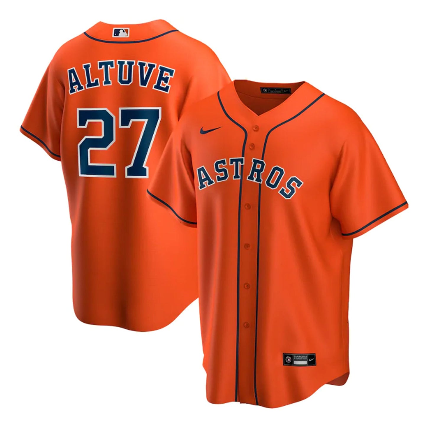 Baseball Jose Altuve Houston Astros 27 Jersey