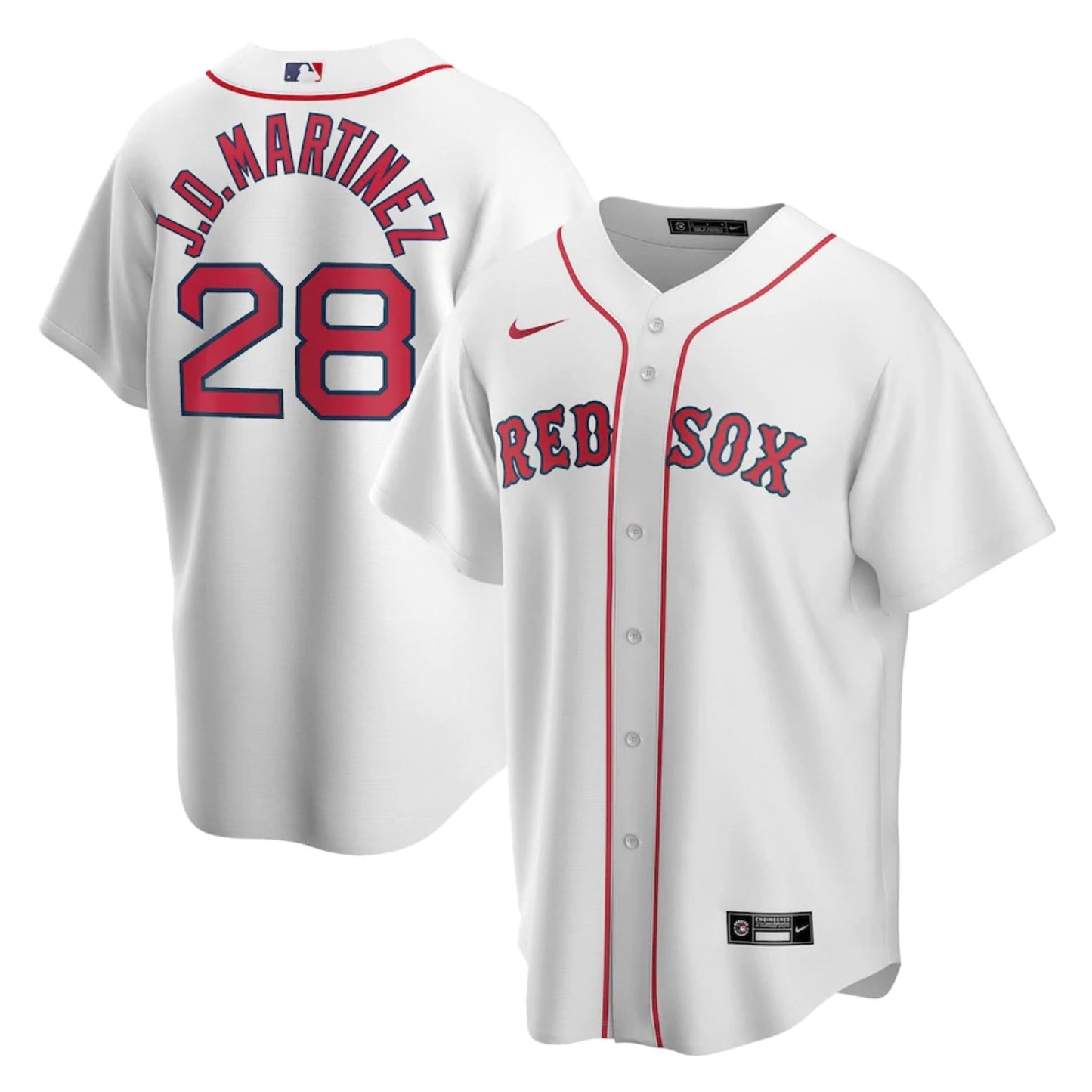 Baseball J.D. Martinez Boston Red Sox 28 Jersey