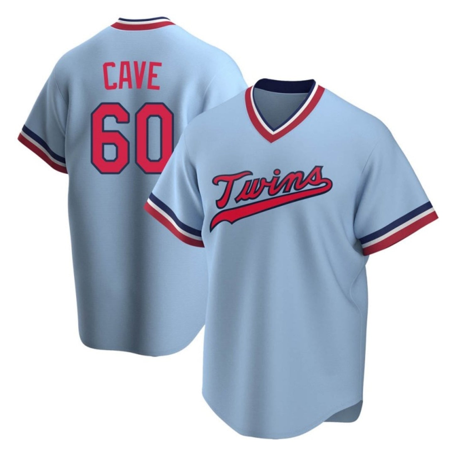 Baseball Jake Cave Minnesota Twins 60 Jersey