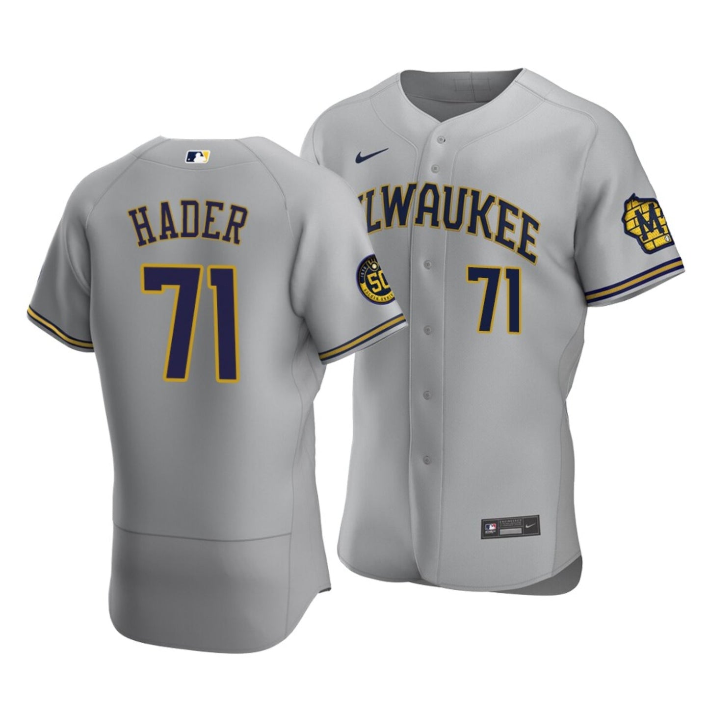 Baseball Josh Hader Milwaukee Brewers 71 Jersey
