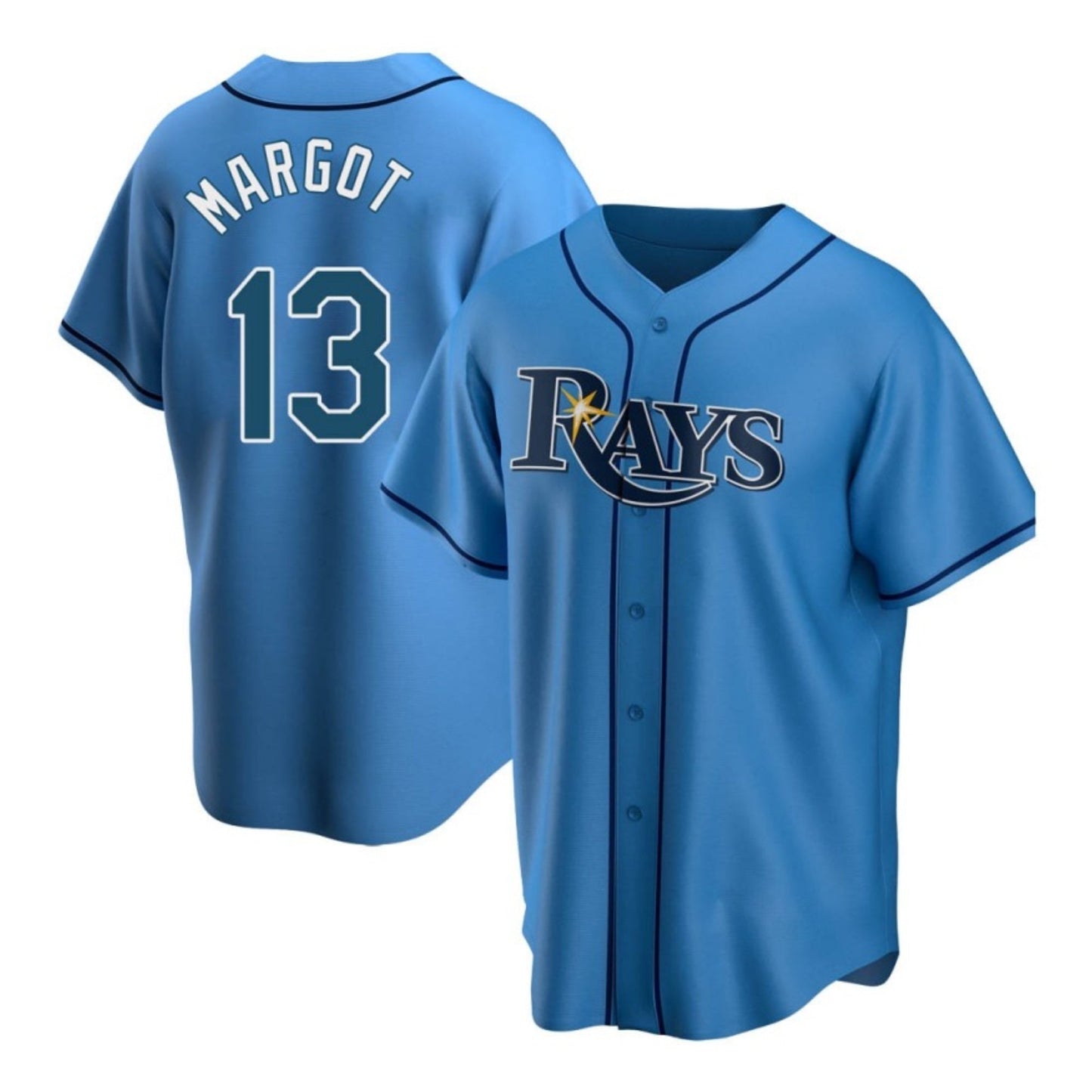 Baseball Manuel Margot Tampa Bay Rays 13 Jersey